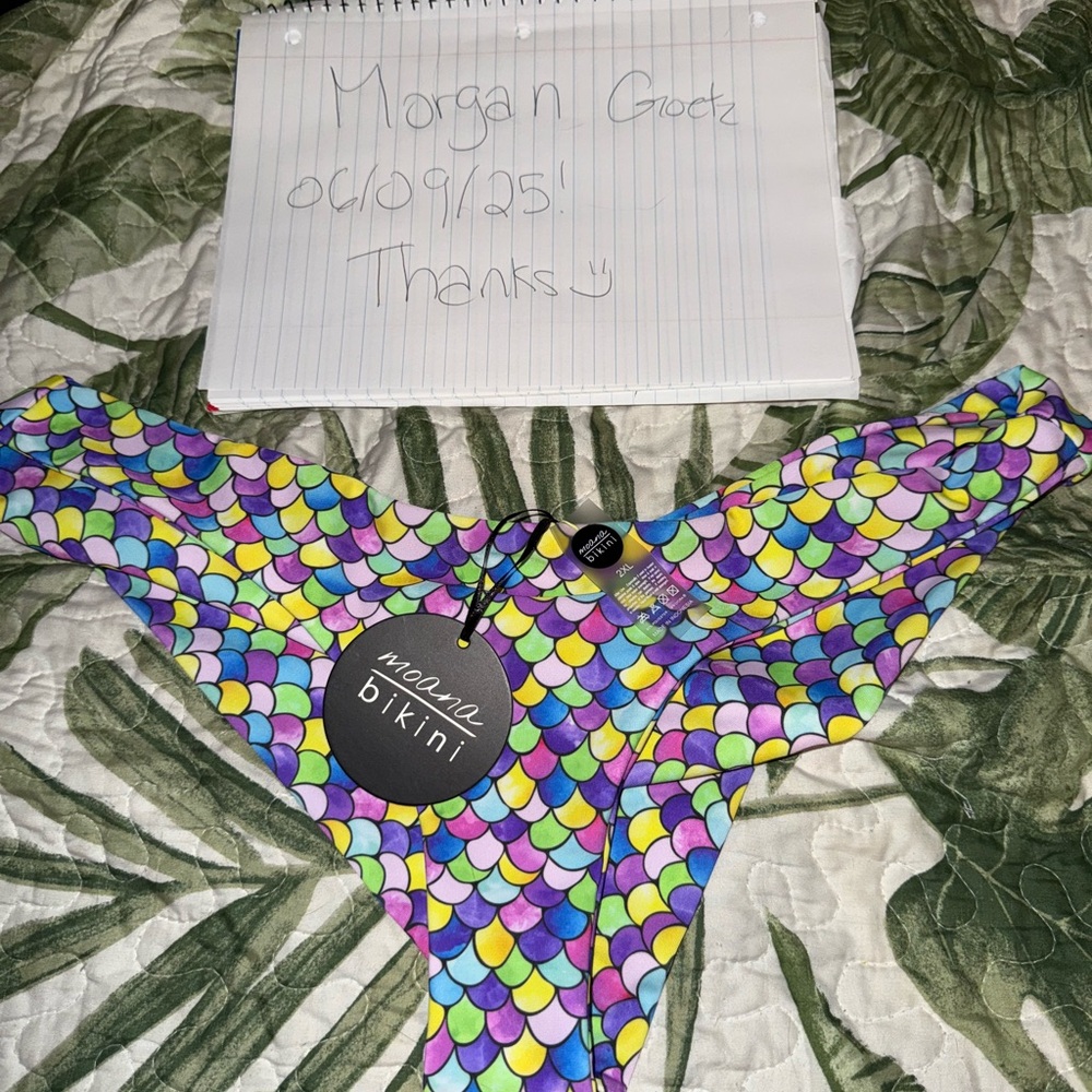 Moana Bikini Multicolor Scallop Design